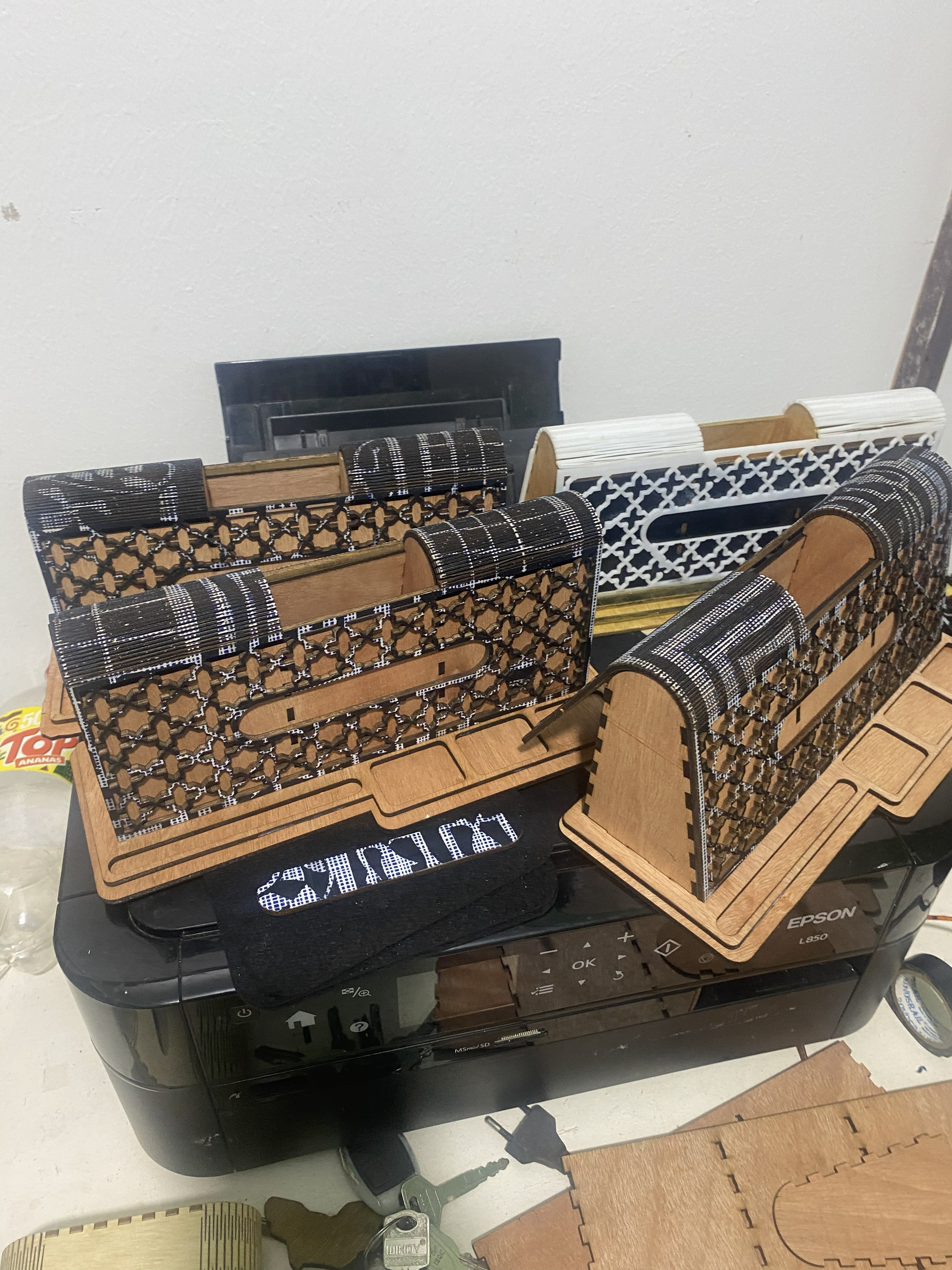 Design and Fabrication of a Wooden Office Desk Organizer